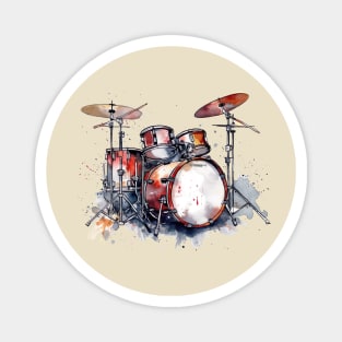 abstract drumset Magnet